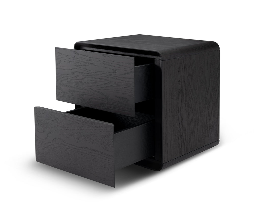 Kota Bedside - Smoke Oak