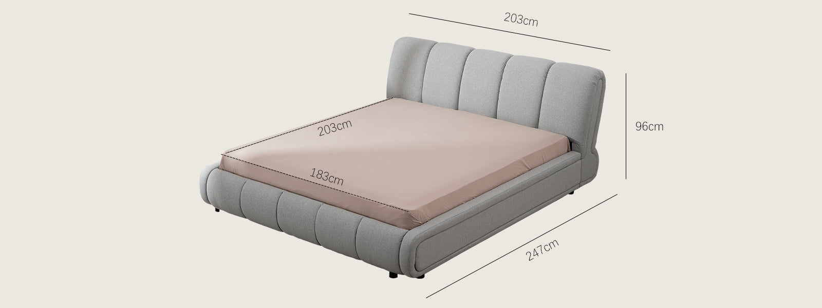 Araco Atelier Nocta Bed Spindle