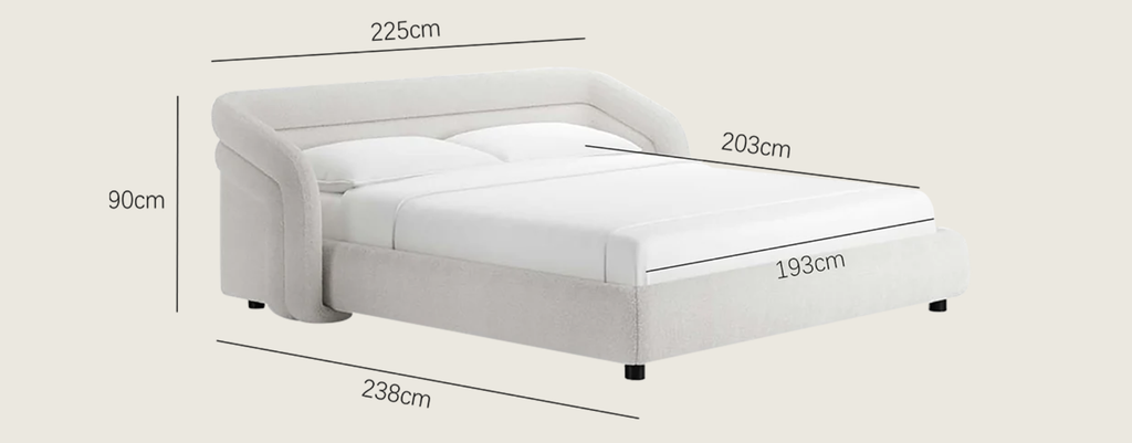 Araco Atelier Drift Bed Cinder