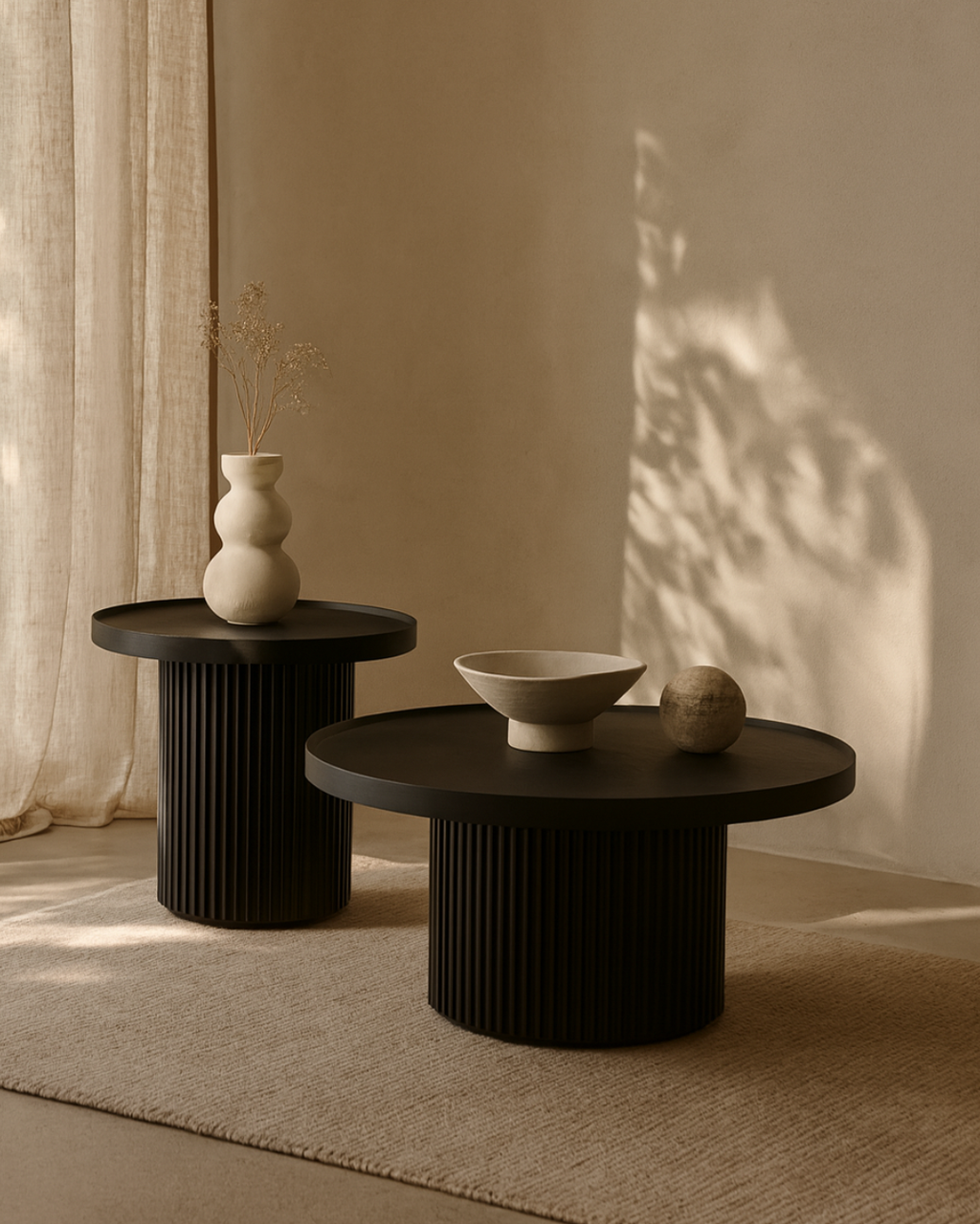 Tommy Franks Lincoln coffee table in matte black