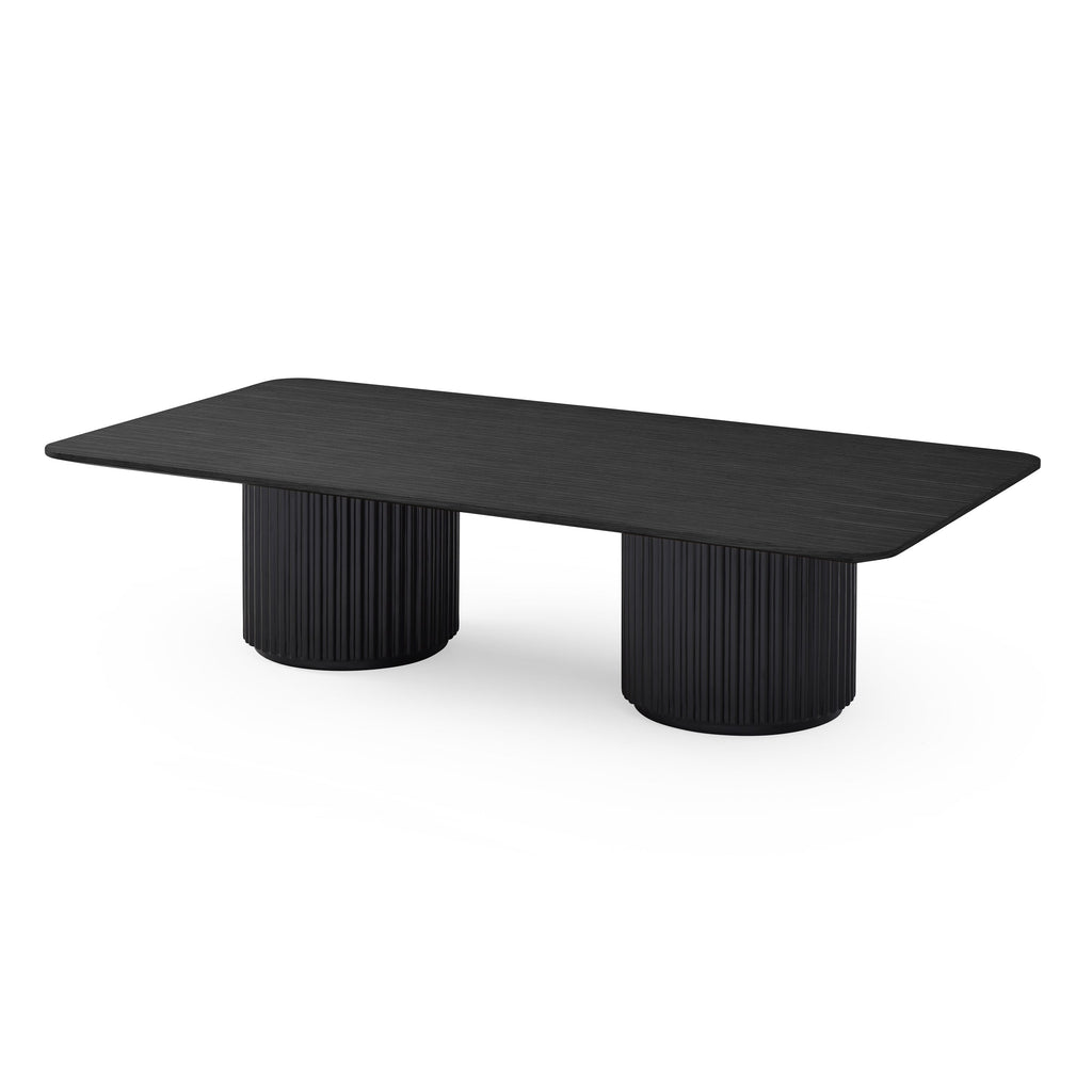 Tommy Franks Lantine double pedestal coffee table, alternate view