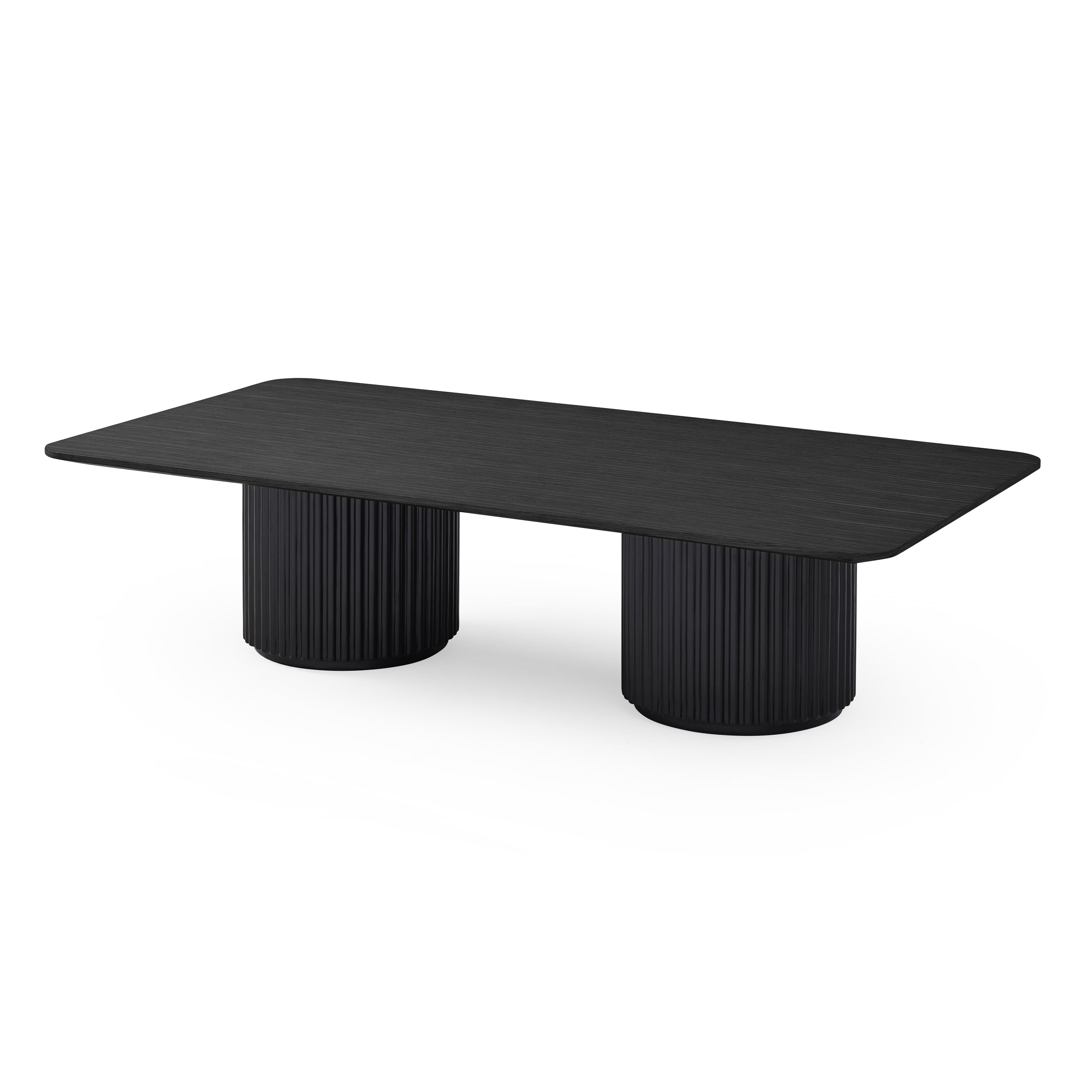 Tommy Franks Lantine double pedestal coffee table, alternate view