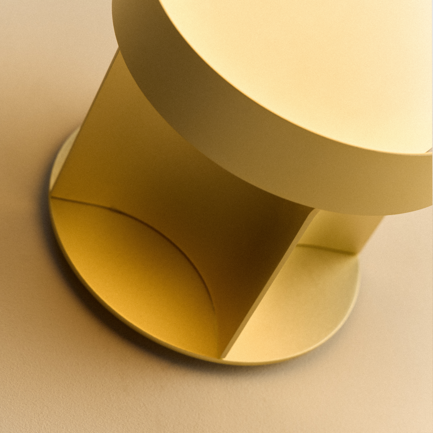 Tala Loop Wall Light in Gold + Sphere IV close-up detail of the finish (view 4)
