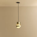 Loop Single Pendant in Gold + Sphere IV
