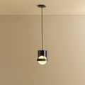 Loop Single Pendant in Dark Grey + Sphere IV