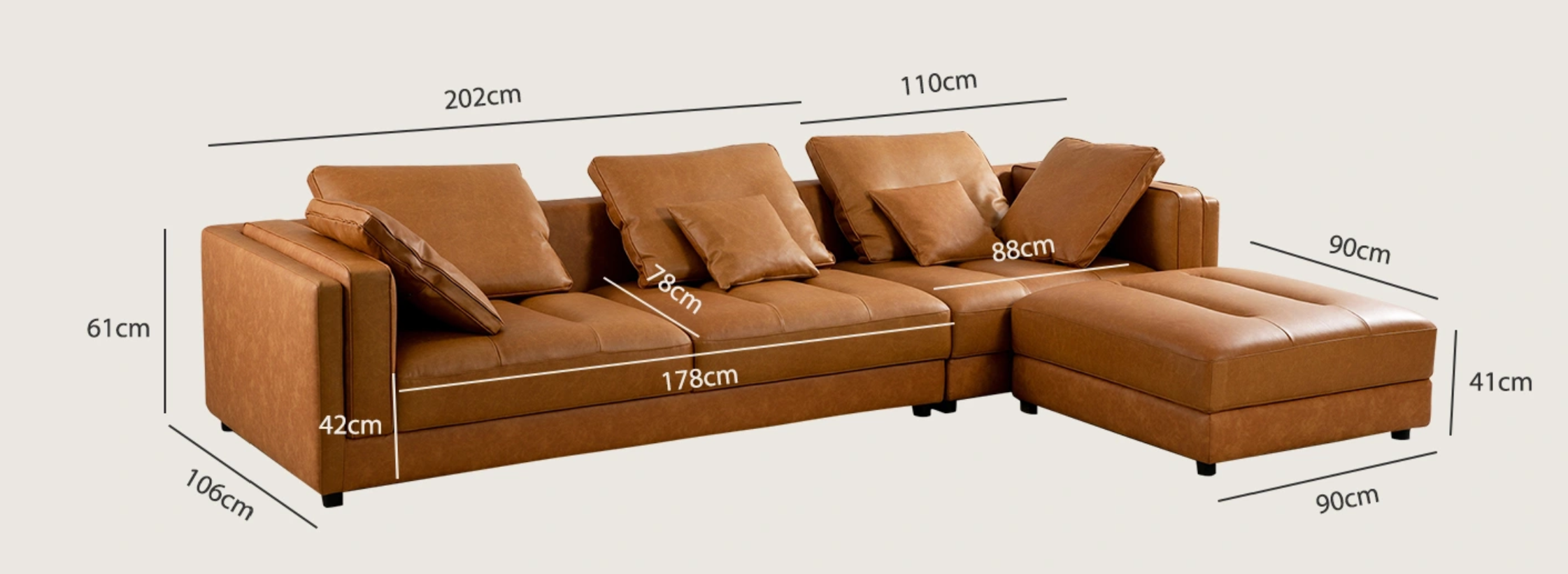 Araco Atelier Ollie 3 Seater Sofa Wicker