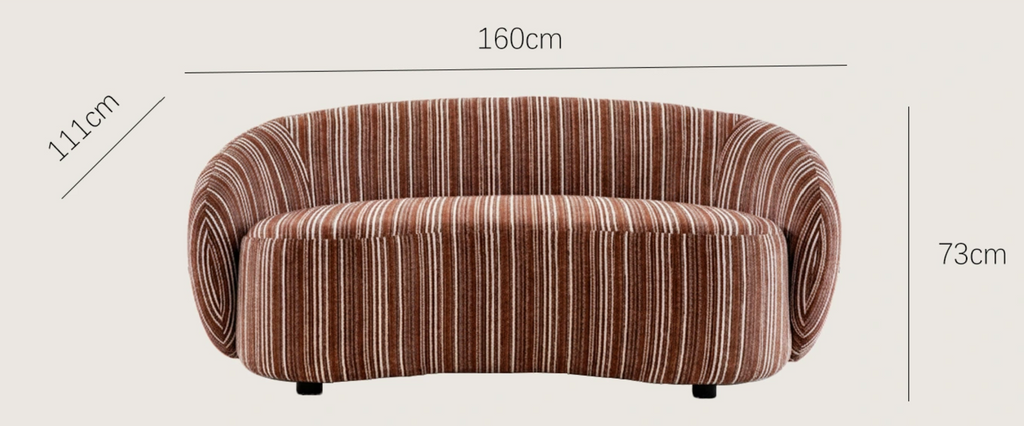 Araco Atelier Noah 2 Seater Sofa Spindle