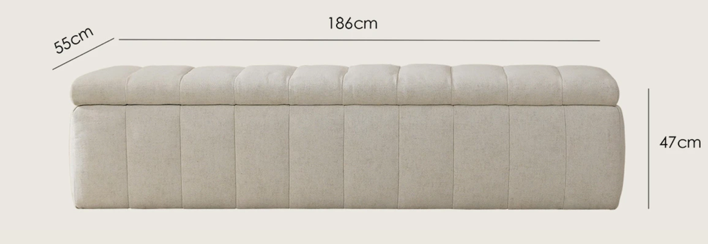 Araco Atelier Velour Bench Laurel