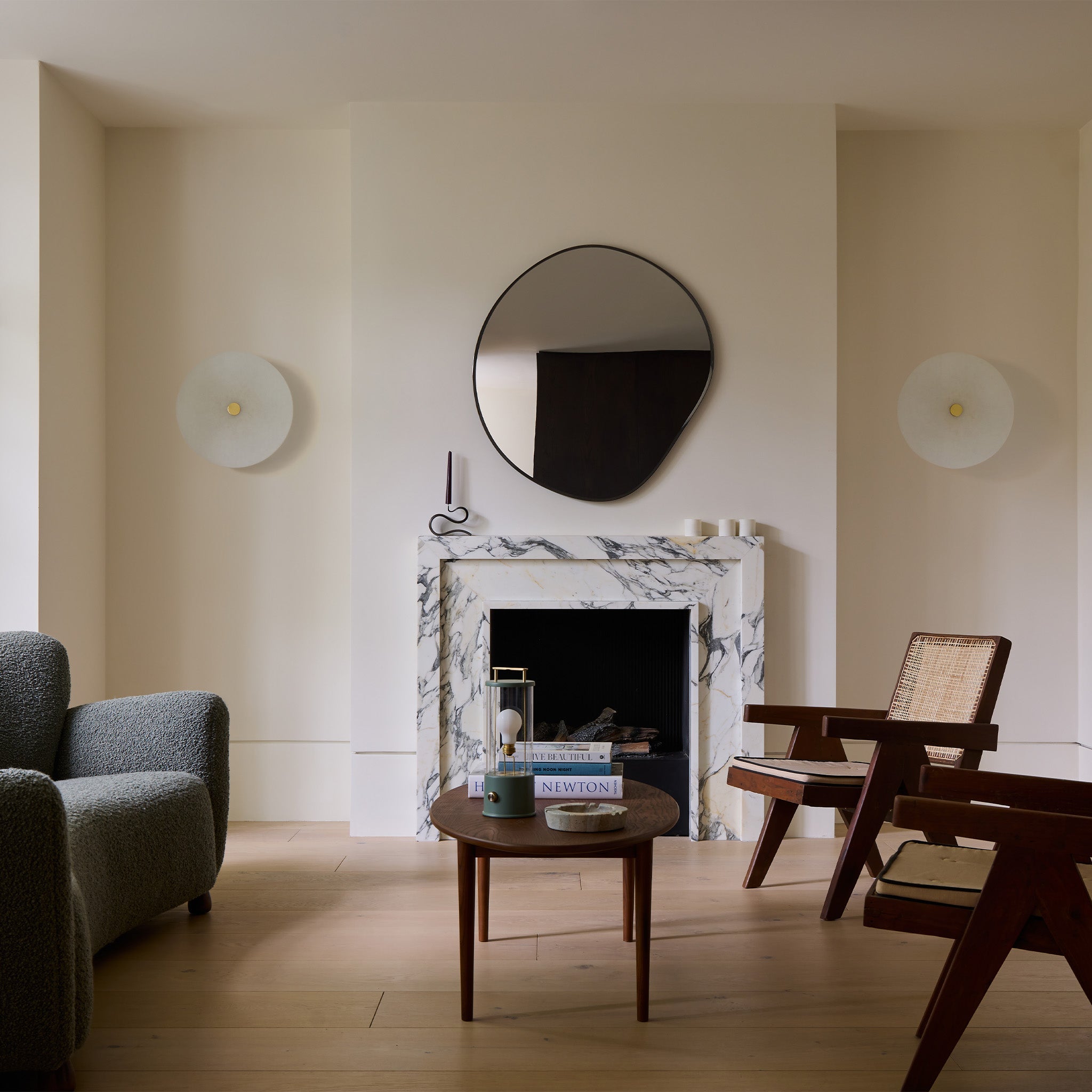 Tala Magma Flush Mount in a styled interior setting (view 2)