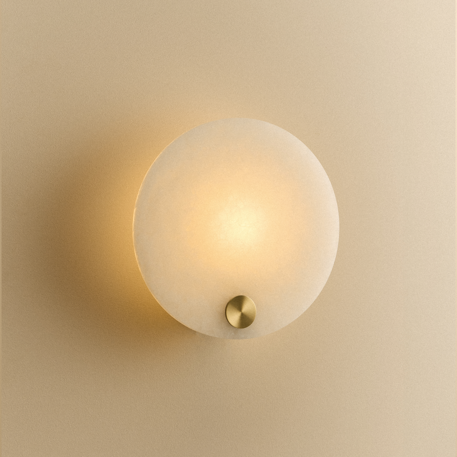 Tala Magma Wall Light shown illuminated
