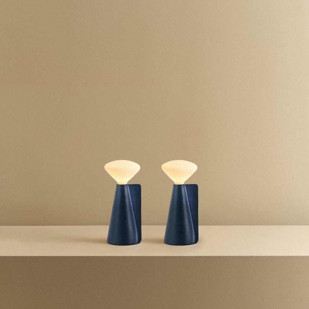 Tala Mantle Portable Lamp in Cobalt Blue - Set of 2