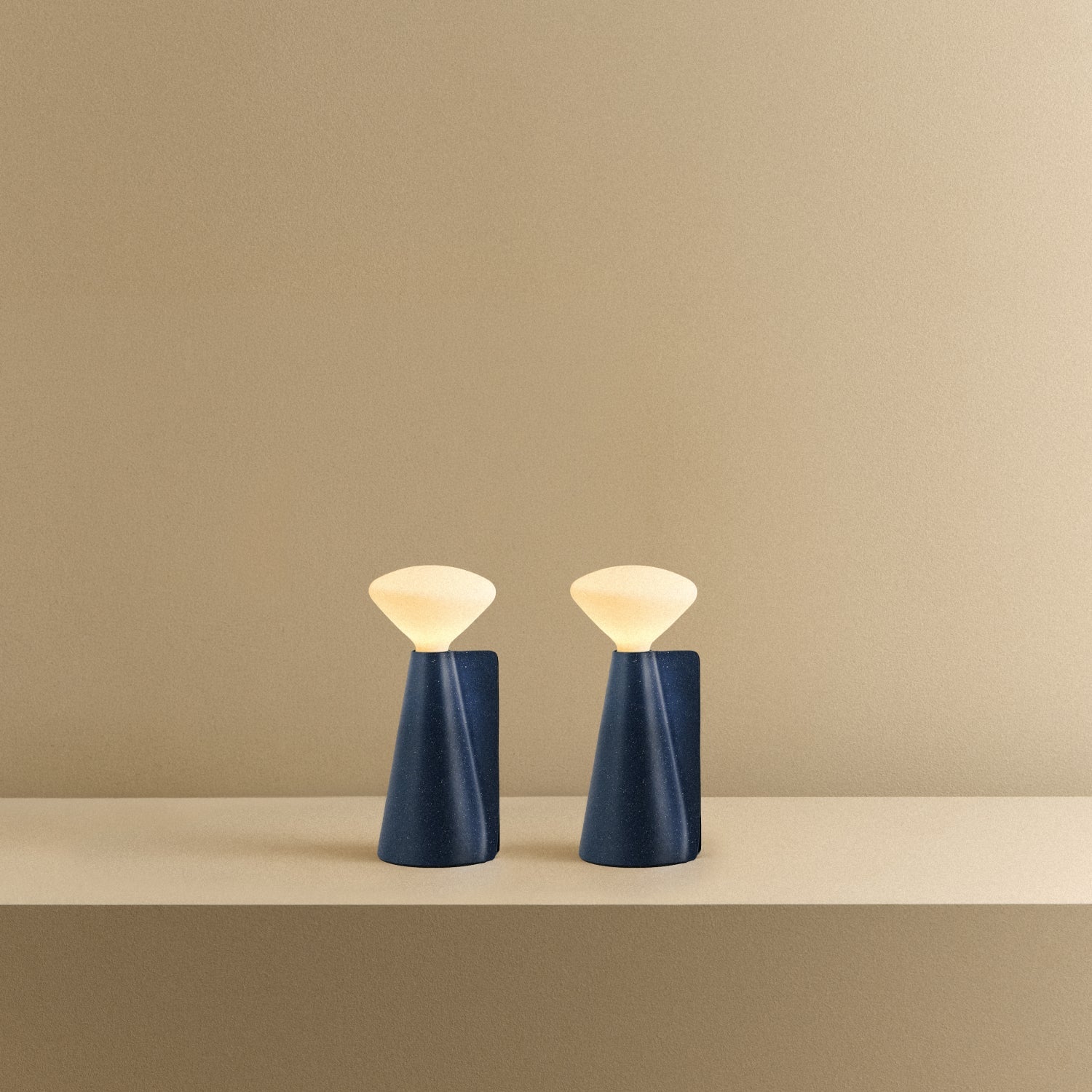 Tala Mantle Portable Lamp in Cobalt Blue - Set of 2