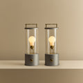 The Rugged Muse 1.0 Portable Lamp in Raw Aluminium - Set of 2