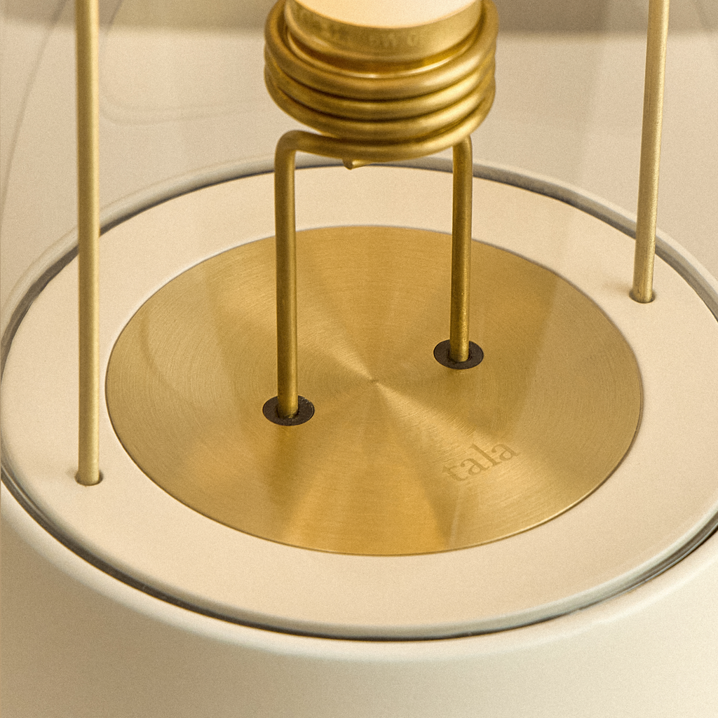 Tala The Muse 1.0 Portable Lamp in Candlenut White - Set of 2 close-up detail of the finish (view 3)