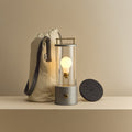 The Rugged Muse 1.0 Portable Lamp in Raw Aluminium Bundle