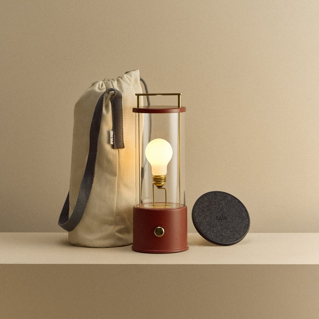 Tala The Muse 1.0 Portable Lamp in Pomona Red Bundle