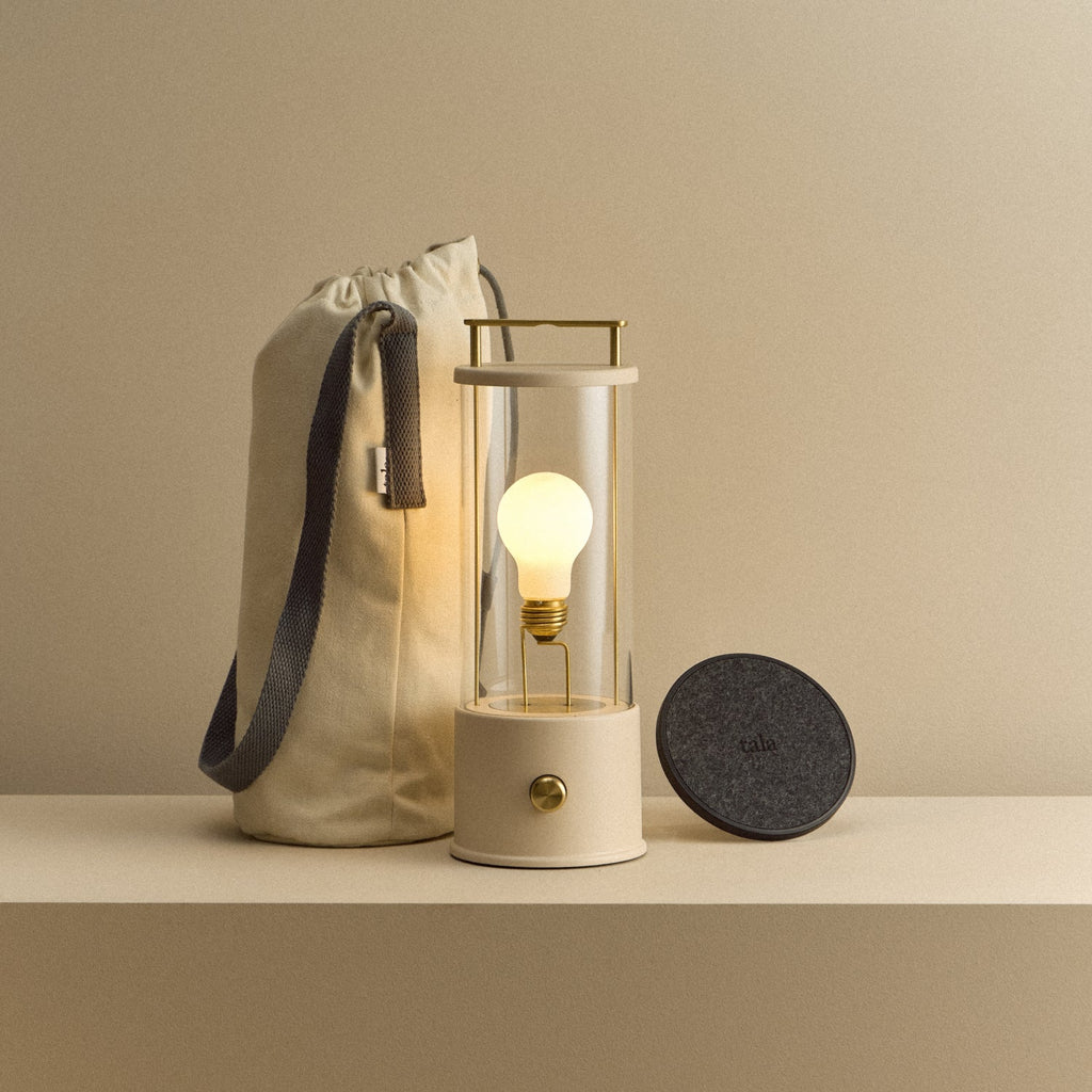 Tala The Muse 1.0 Portable Lamp in Setting Plaster Pink Bundle