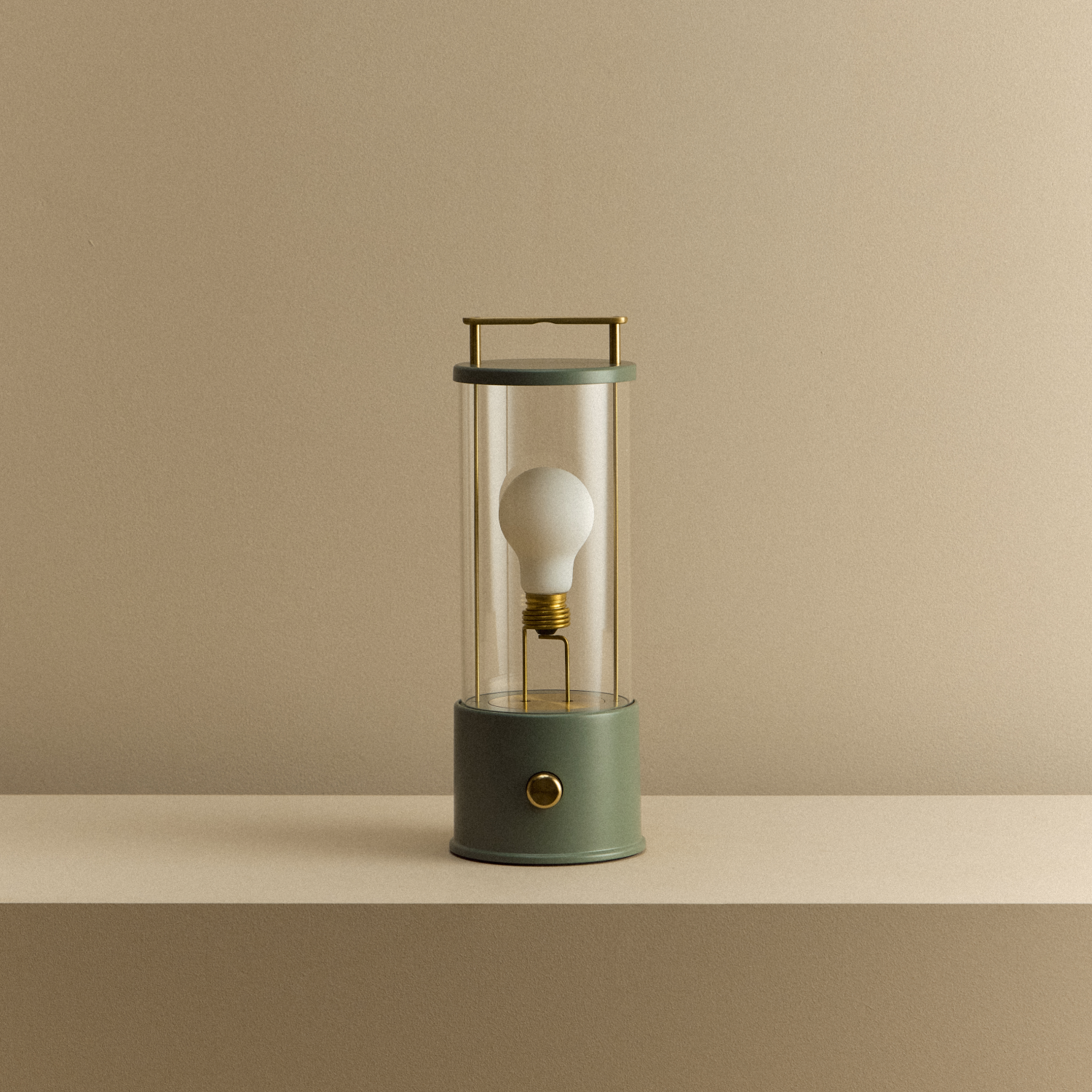 Tala The Muse Portable Lamp in Pleasure Garden Green shown unlit