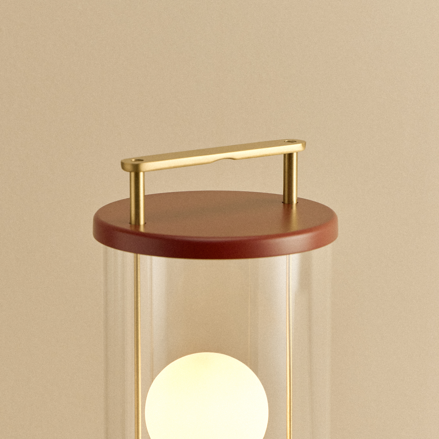 Tala The Muse 1.0 Portable Lamp in Pomona Red - Set of 2 close-up detail of the finish (view 2)