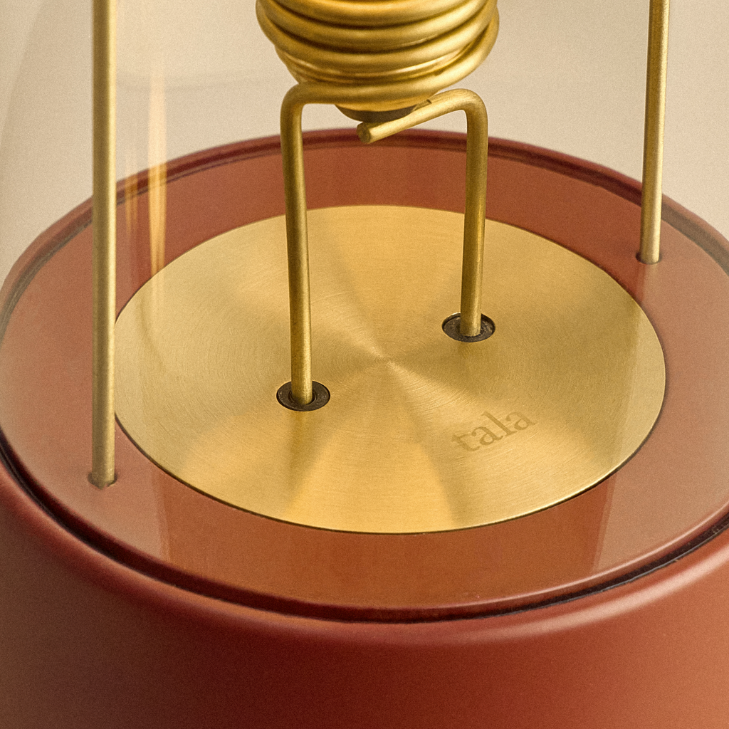 Tala The Muse 1.0 Portable Lamp in Pomona Red - Set of 2 close-up detail of the finish (view 3)