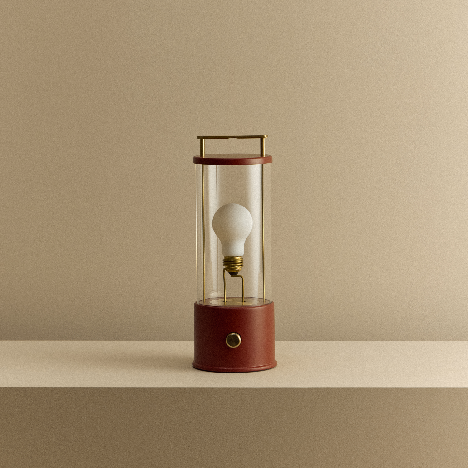 Tala The Muse Portable Lamp in Pomona Red shown unlit