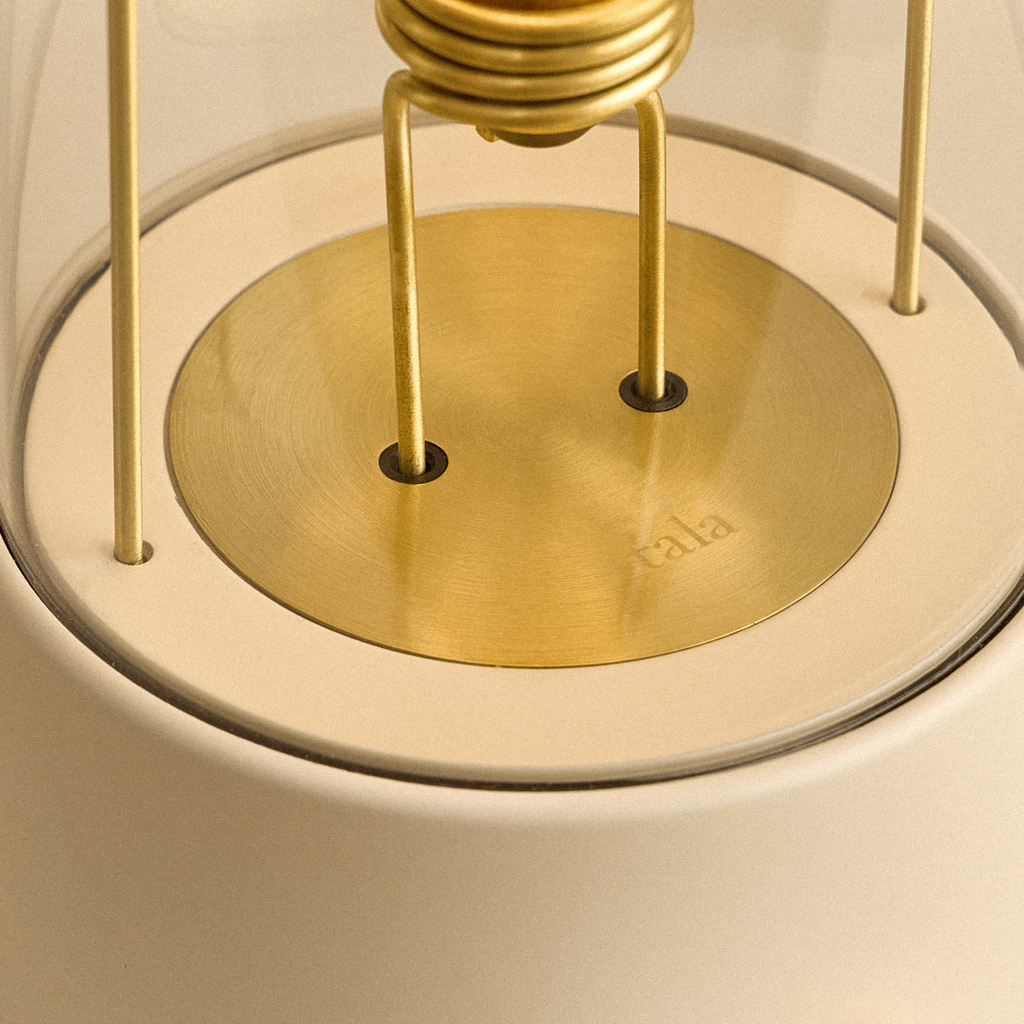Tala The Muse 1.0 Portable Lamp in Setting Plaster Pink - Set of 2 close-up detail of the finish (view 3)