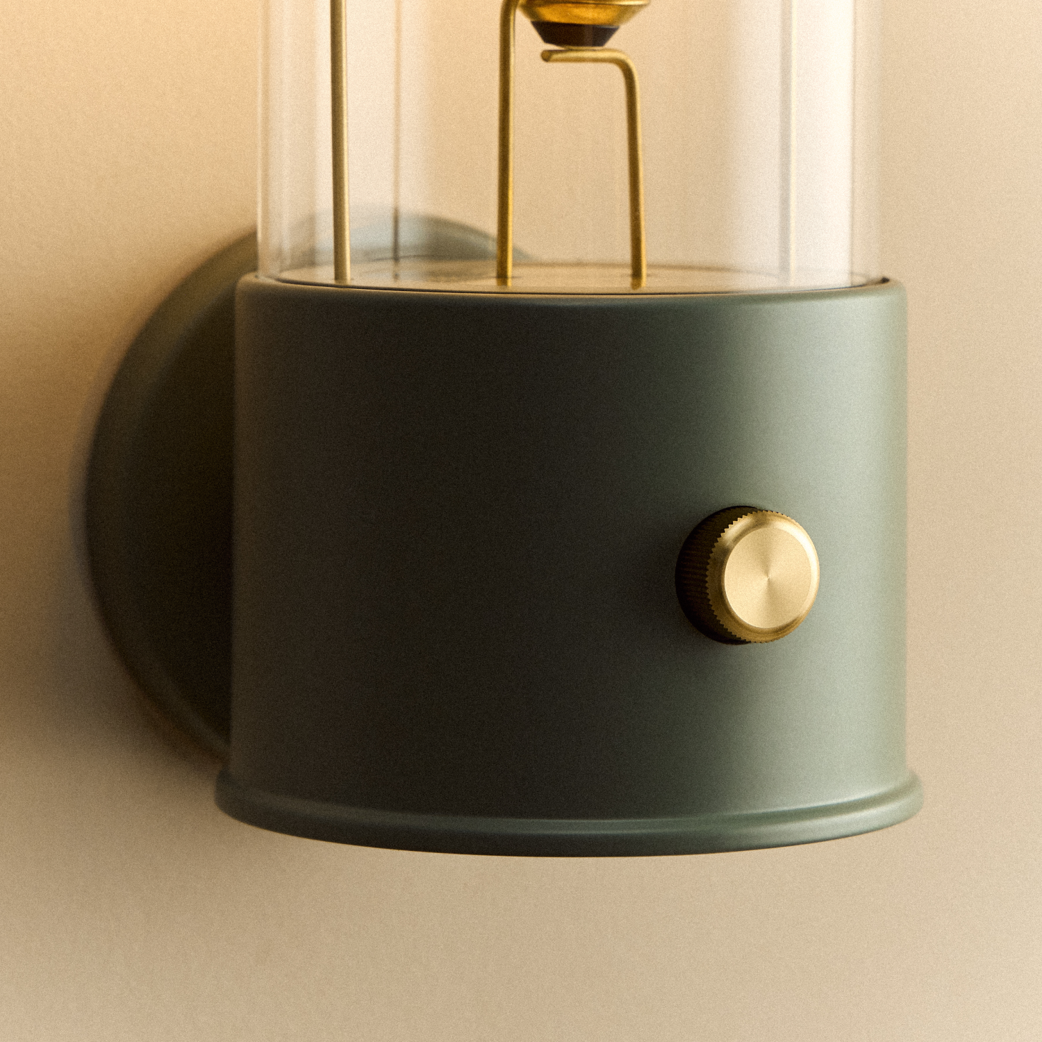 Tala The Muse Wall Light in Pleasure Garden Green close-up detail of the finish (view 2)