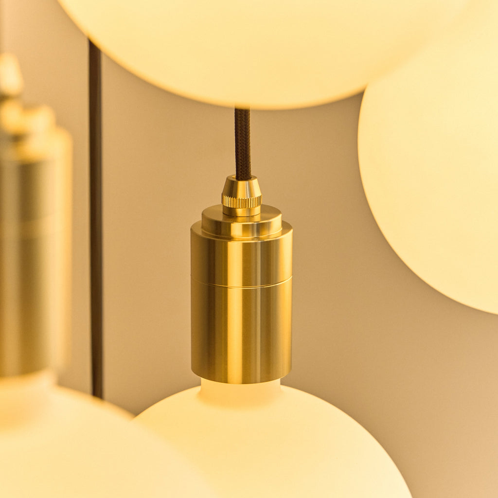 Tala Enno Pendant Light in Brass close-up detail of the finish