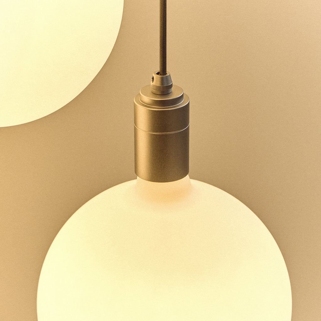 Tala Five Pendant in Graphite + Sphere V close-up detail of the finish
