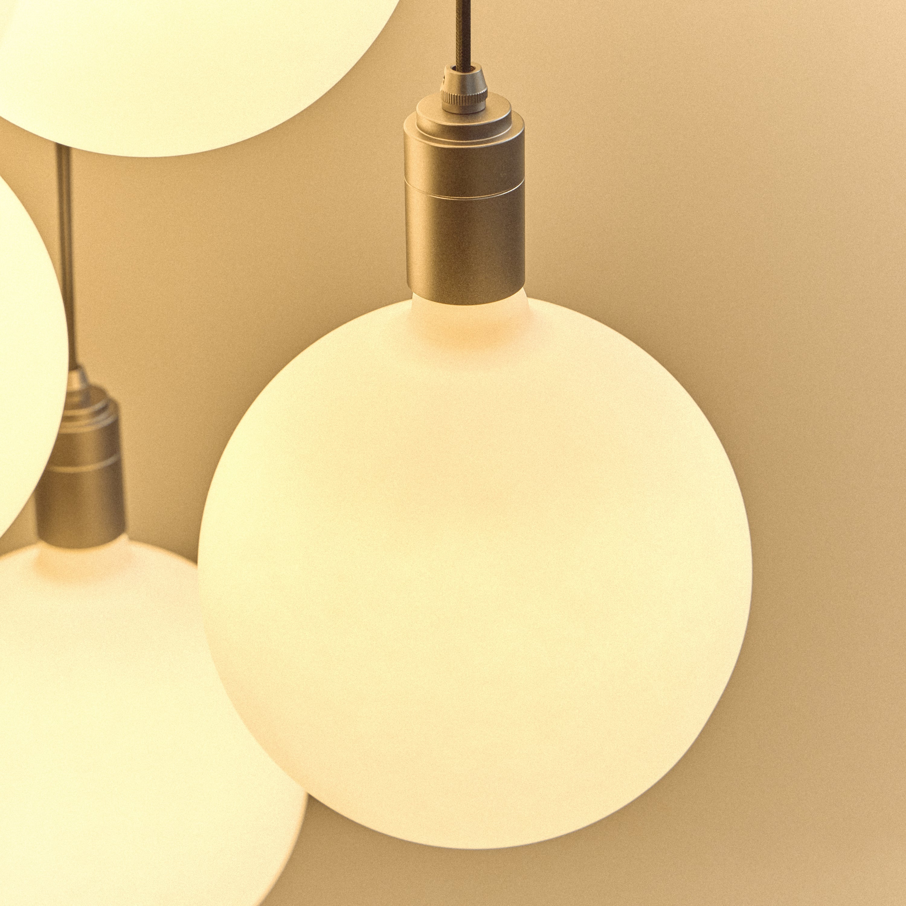 Tala Nine Pendant in Graphite + Sphere IV close-up detail of the finish