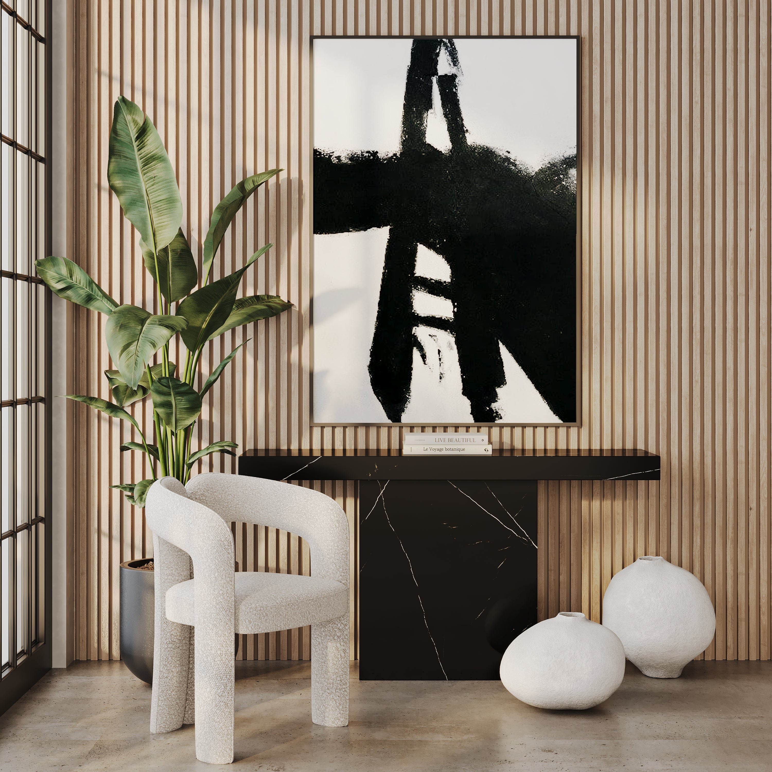 Tommy Franks Mavis bouclé dining chair, alternate view