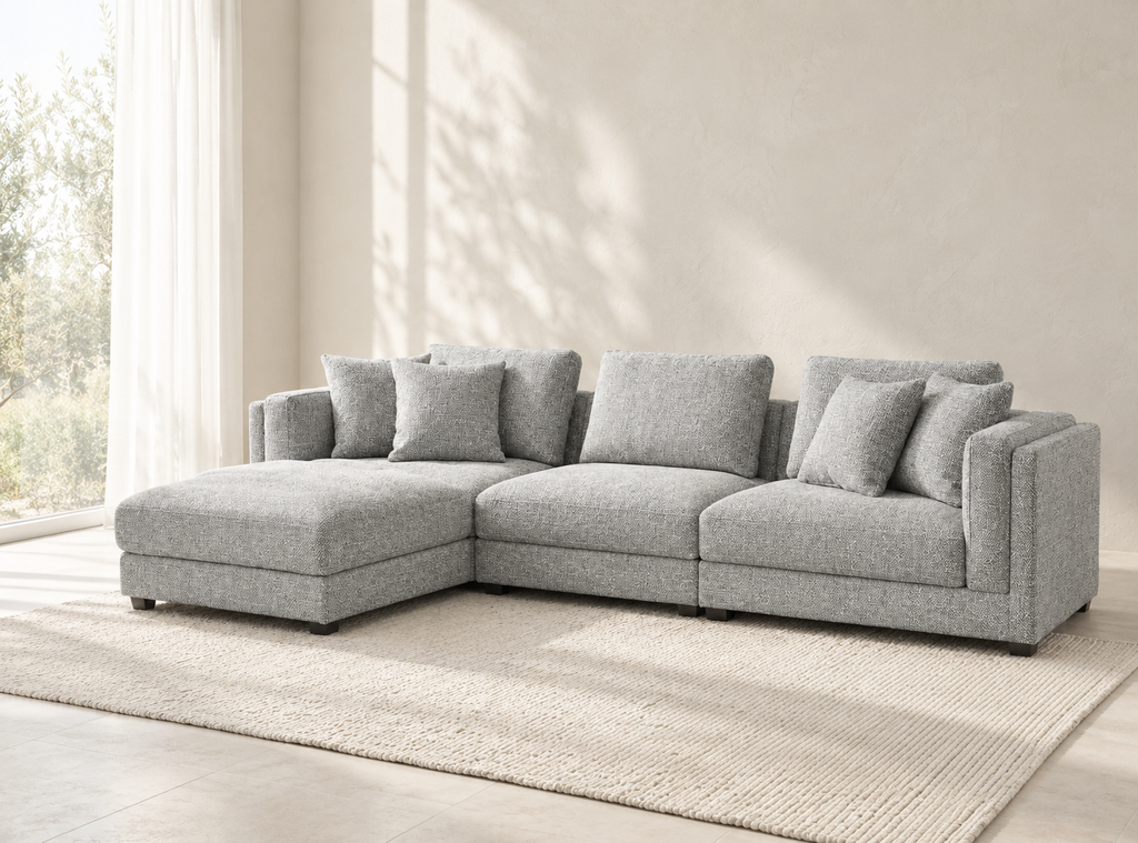 Araco Atelier Ollie 3 Seater Sofa Ashlar
