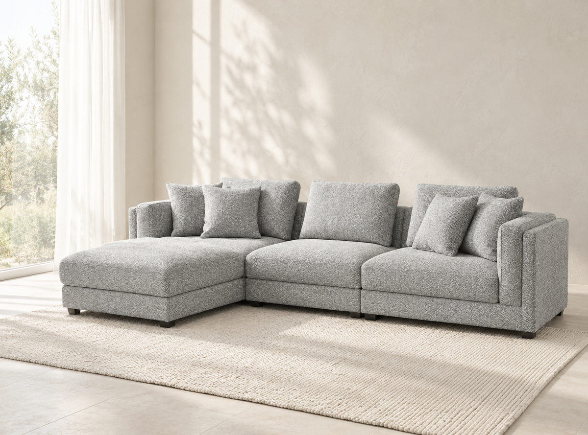 Araco Atelier Ollie 3 Seater Sofa Ashlar