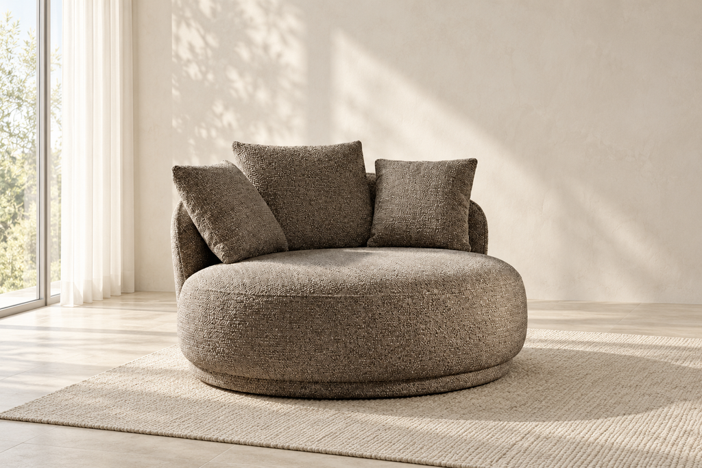 Araco Atelier Otis Armchair Pebbles