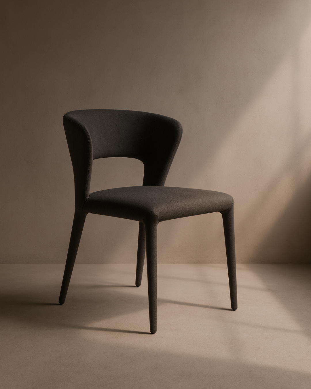 Tommy Franks Pari I dining chairs in Luxe Cinder Grey, set of two