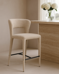 Pari I Bar Stool - Chex Boucle Steam