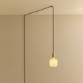 Oblo Plug-In Pendant in Brass
