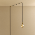 Voronoi I Plug-In Pendant in Brass