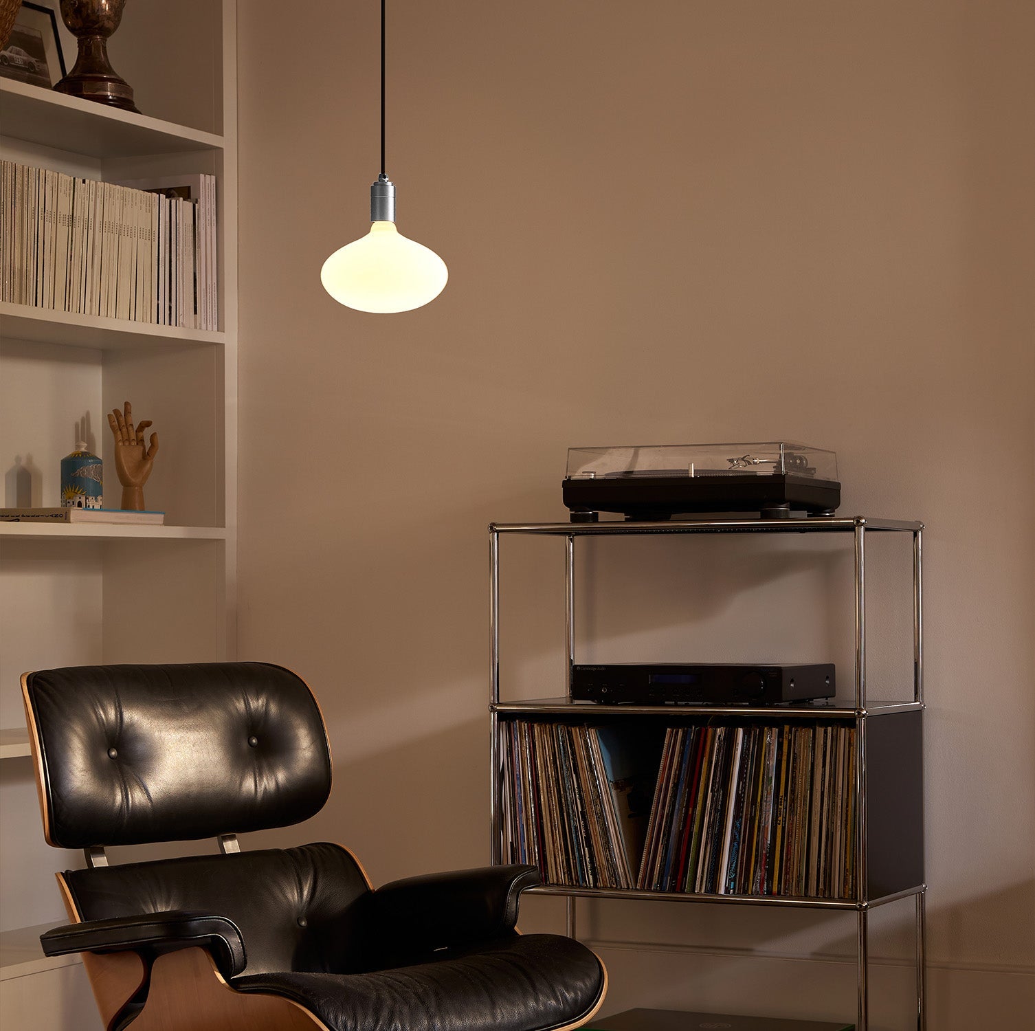 Tala Stainless Steel Pendant in a styled interior setting (view 3)