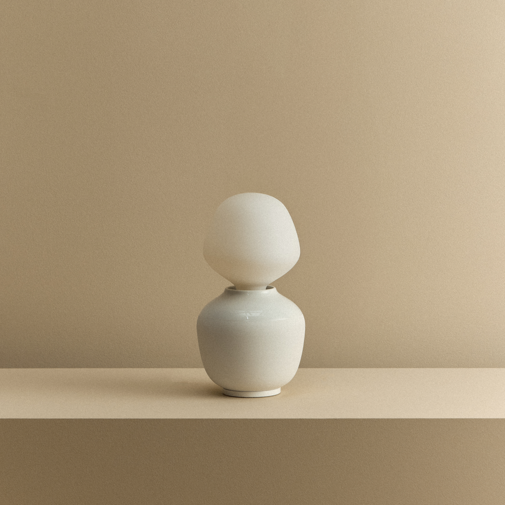 Tala Reflection Enno Table Lamp shown unlit