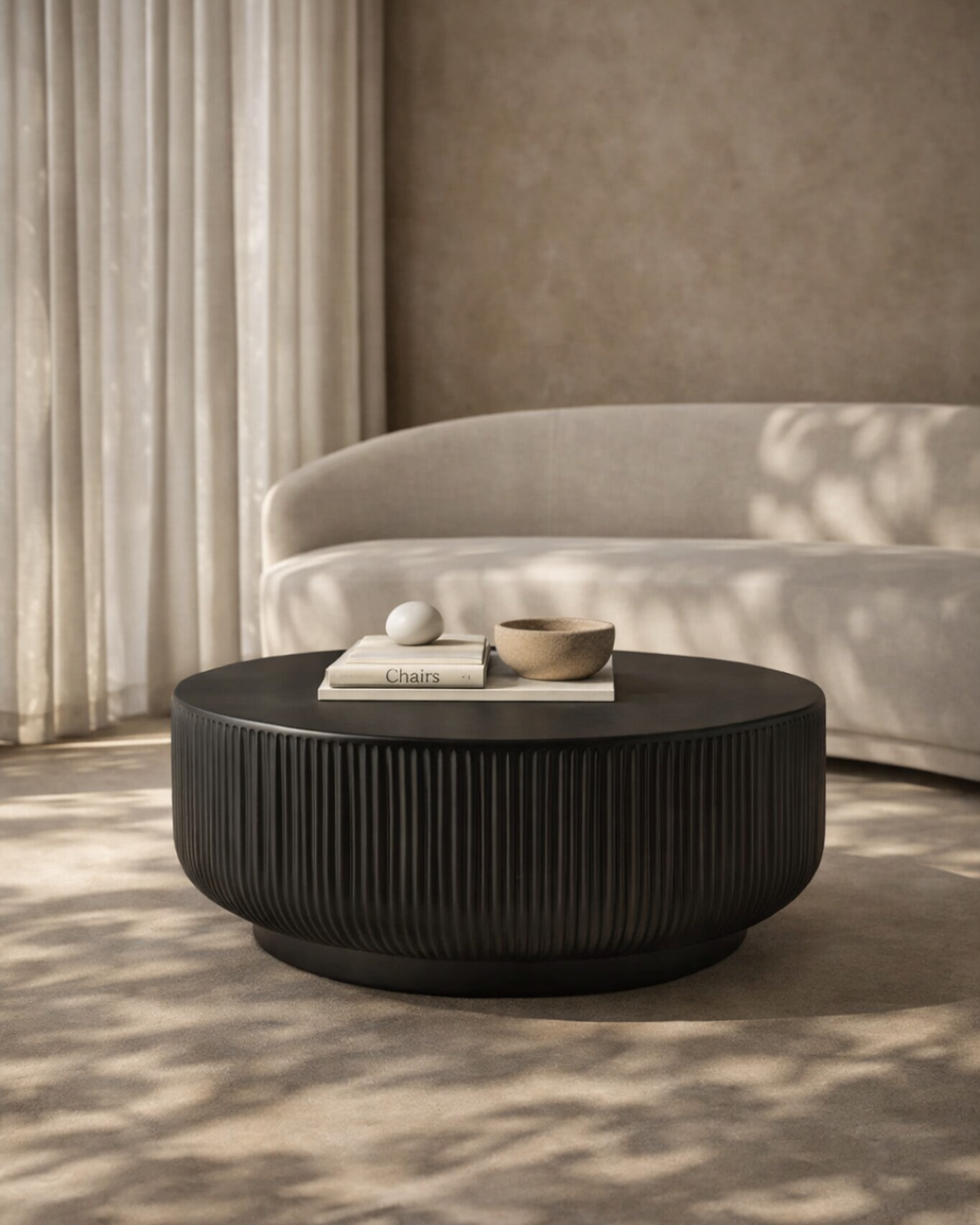 Tommy Franks Ridge coffee table in black