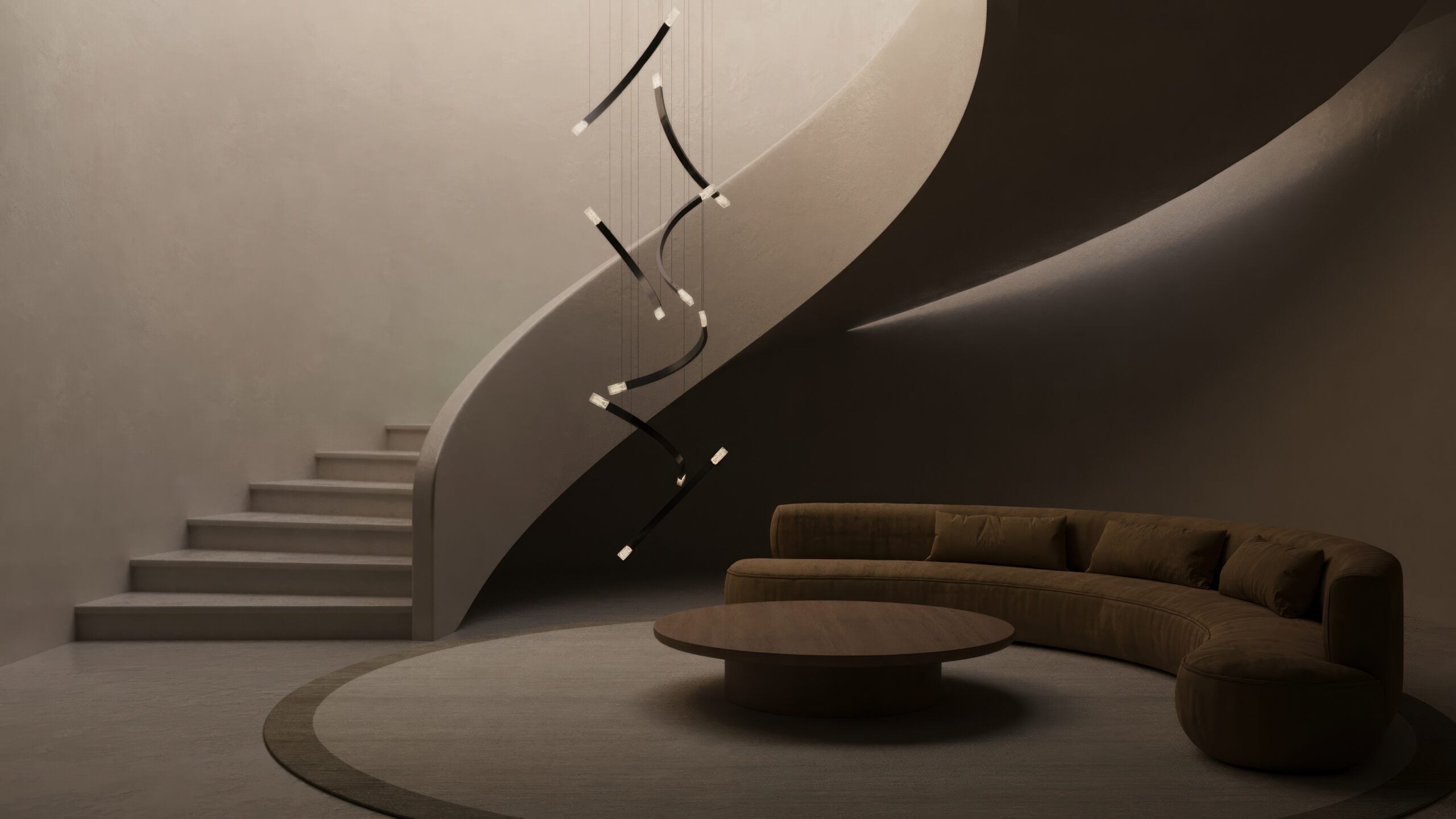 CTO Lighting Trace Free Fall Chandelier