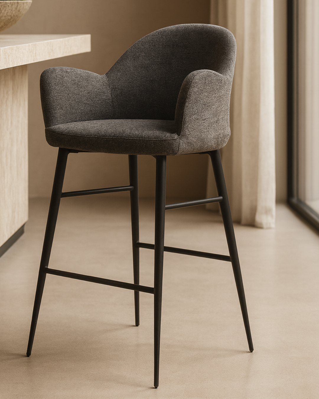 Tommy Franks Sutro bar stool