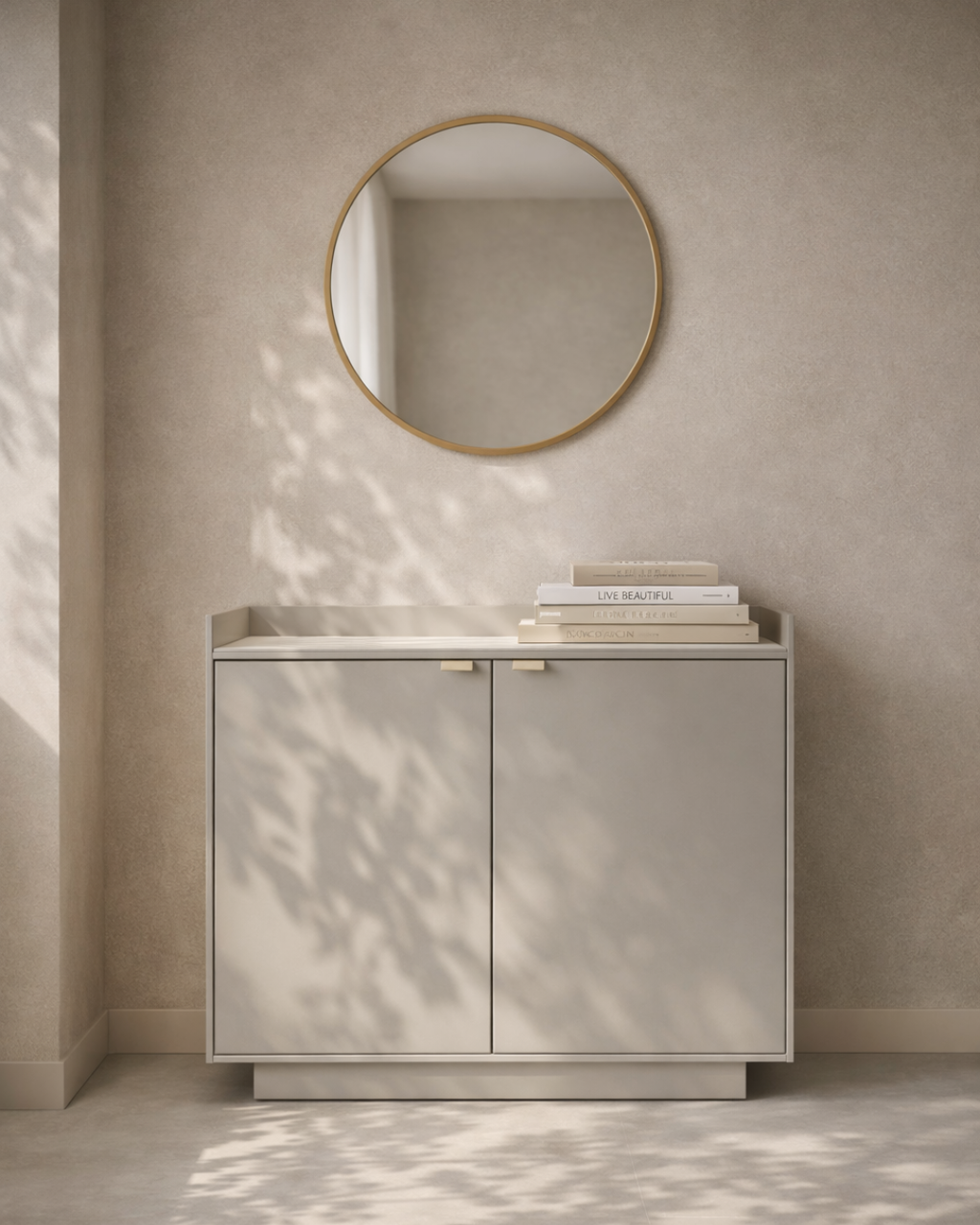 Saviour Buffet - Matte Beige - 2 Door