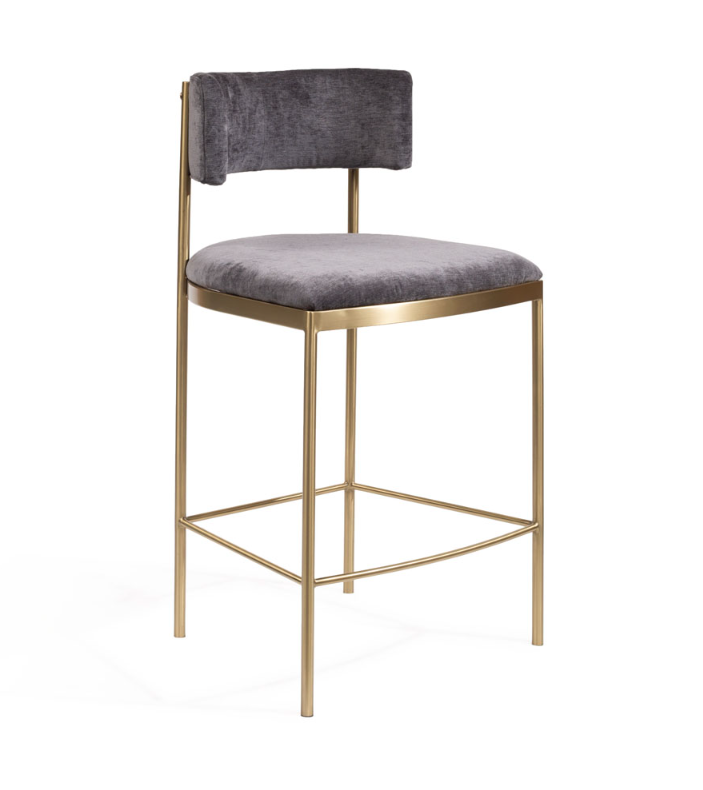 Tommy Franks Envie II charcoal counter stool, alternate view