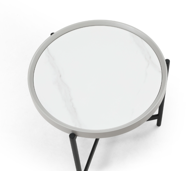 Tommy Franks Ivery light grey side table, alternate view