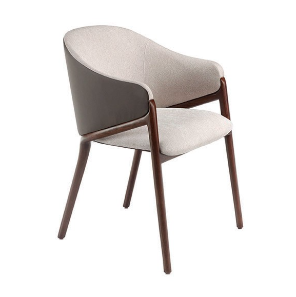 Tommy Franks Marconi cream chair, alternate view
