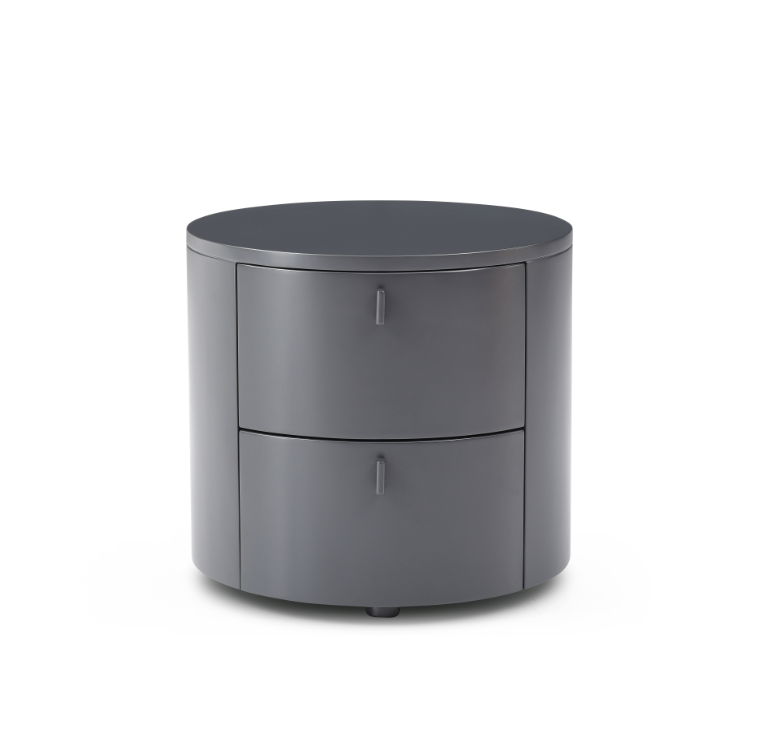Tommy Franks Sims anthracite bedside table, alternate view