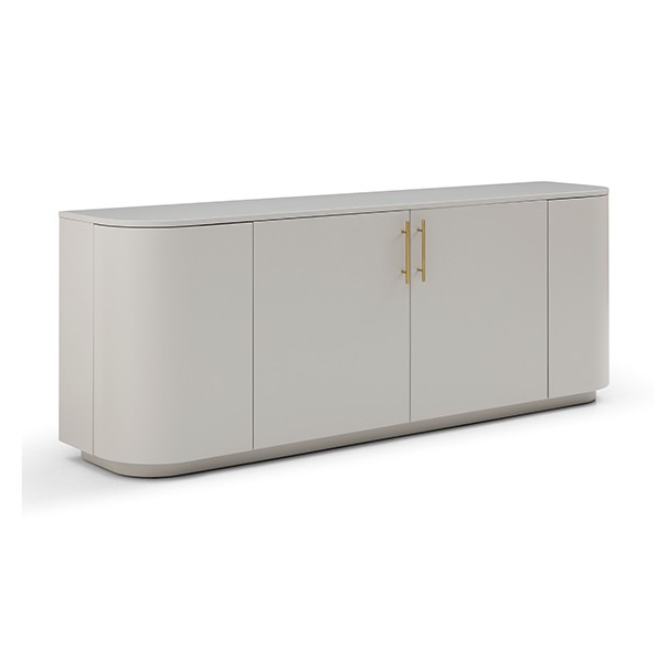 Tommy Franks Oakura matte beige buffet, alternate view