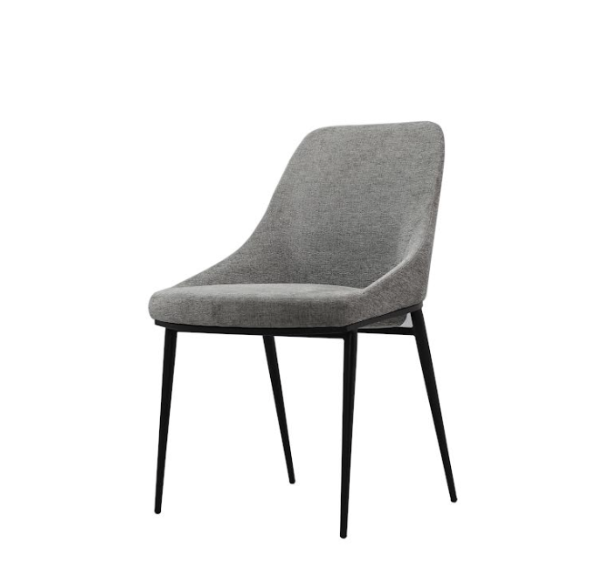 Tommy Franks Scande grey dining chairs, alternate view